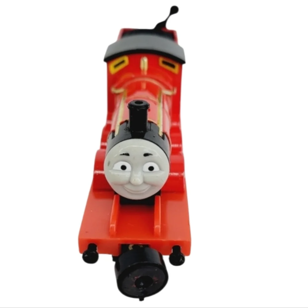 Vintage 1993 Bandai Thomas & Friends James Red Engine Toy Train